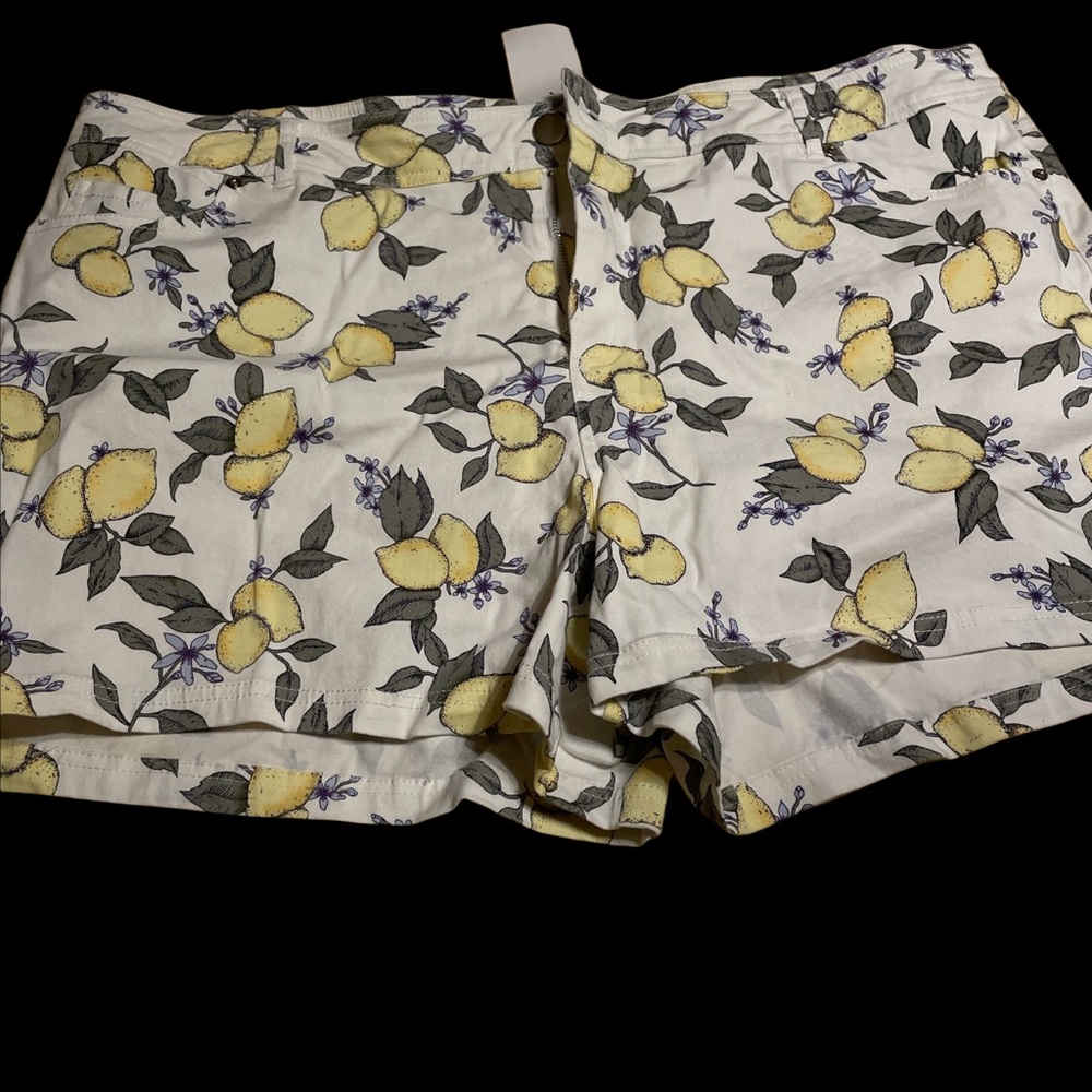 🔥💲45 SONOMA LEMON 🍋 FLORAL SHORTS$